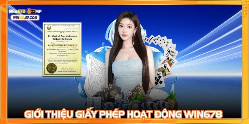 Giấy phép hoạt động thể hiện sự minh bạch của nhà cái online