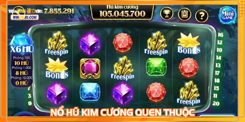 Phiên bản quen thuộc trong nổ hũ WIN678